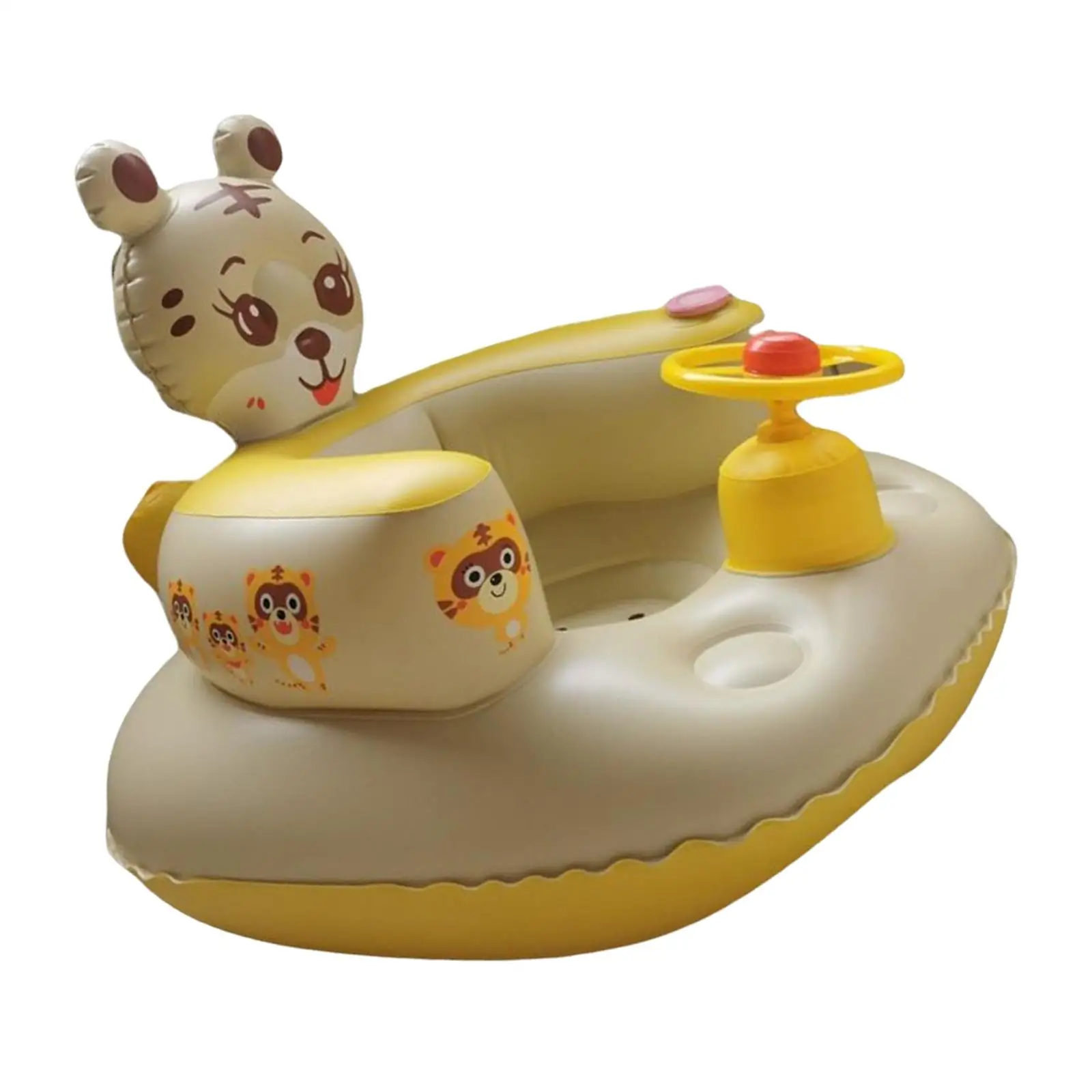 Baby Inflatable Seat Portable with Steering Wheel Toddler Shower Chair for Sitting Up Tub
Baby Inflatable Seat Portable with Steering Wheel Toddler Shower Chair for Sitting Up Tub