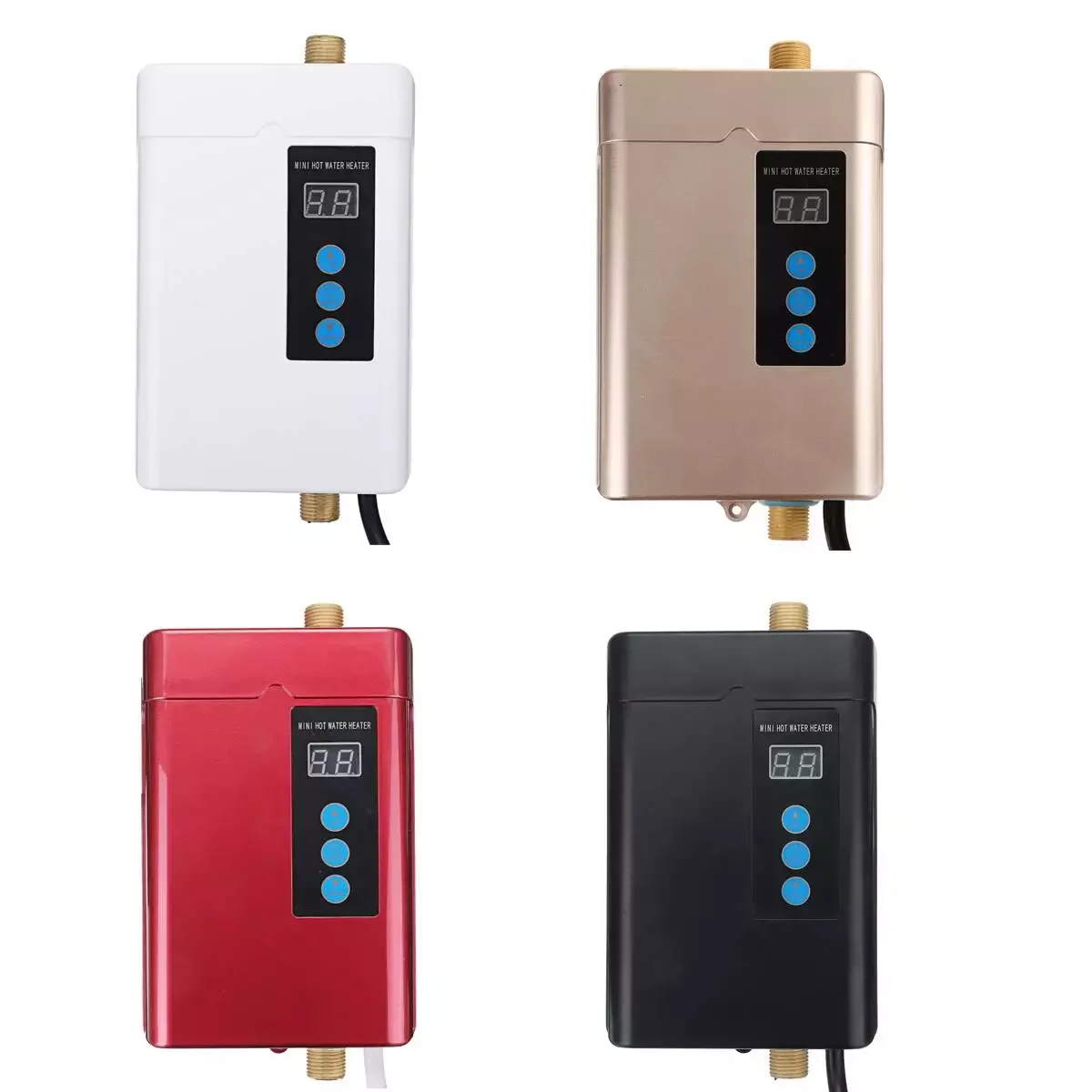 4000W 110-240V Instant Electric Mini Tankless Water Heater Hot Instantaneous Water Heater System for Kitchen Bathroom
4000W 110-240V Instant Electric Mini Tankless Water Heater Hot Instantaneous Water Heater System for Kitchen Bathroom