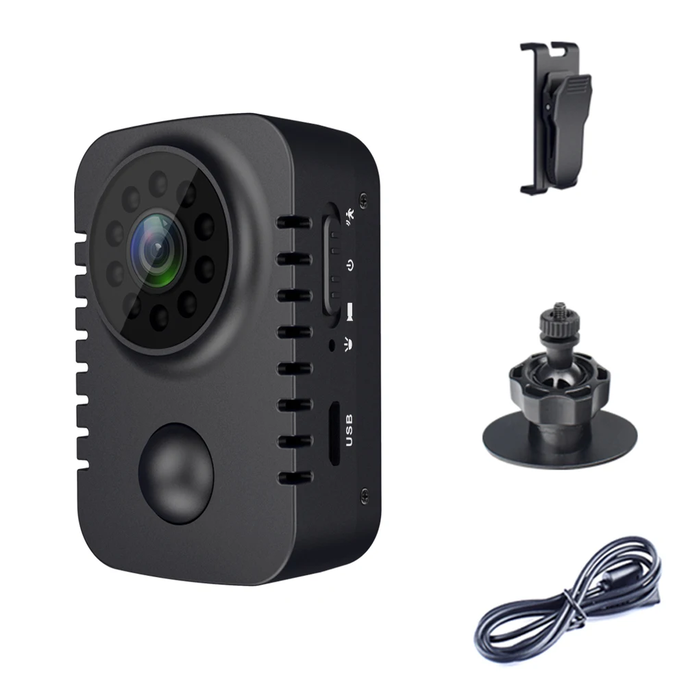 1080P Camera with Bracket PIR Sensing Loop Recording Auto Night View Video Recorder Wide Angle USB Camcorder Home Surveillance
1080P Camera with Bracket PIR Sensing Loop Recording Auto Night View Video Recorder Wide Angle USB Camcorder Home Surveillance