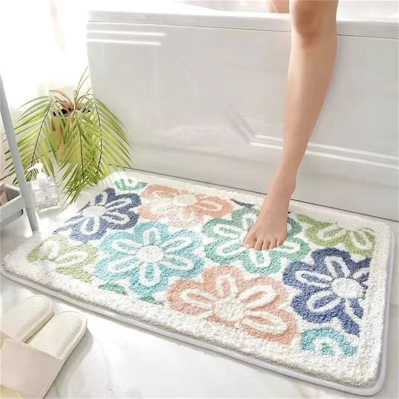 Olanly Modern Bath Mat Rug Non-slip Floor Bathroom Mat Super Absorbent Bathroom Carpet Fresh Entry Doormat Home Soft Bedroom Rug
Olanly Modern Bath Mat Rug Non-slip Floor Bathroom Mat Super Absorbent Bathroom Carpet Fresh Entry Doormat Home Soft Bedroom Rug