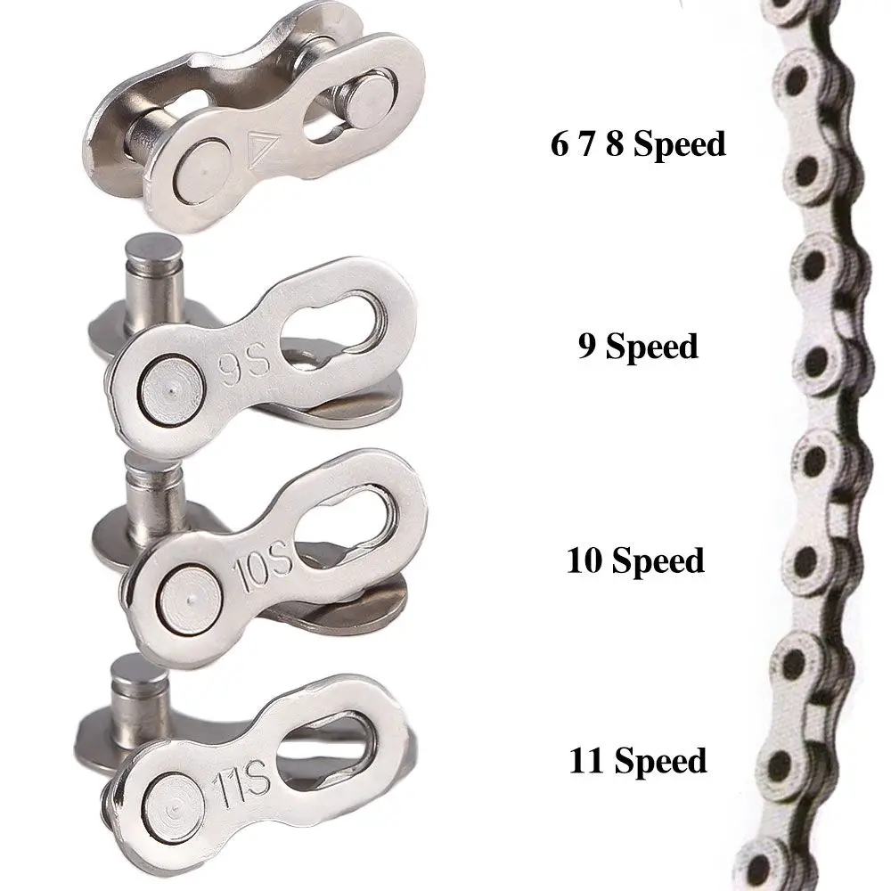 1Pc Bike Chains Mountain Road Bike Bicycle Chain Connector for 6/7/8/9/10/11 Speed Quick Master Link Joint Chain
1Pc Bike Chains Mountain Road Bike Bicycle Chain Connector for 6/7/8/9/10/11 Speed Quick Master Link Joint Chain