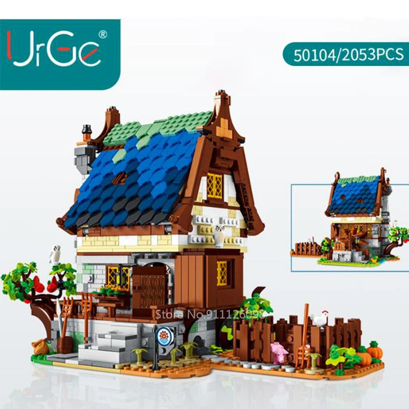 New Moc-78729 Medieval Windmill Medieval Blacksmith Building Blocks Town Street Retro House 50104 50105 Model Bricks Toys Gifts
New Moc-78729 Medieval Windmill Medieval Blacksmith Building Blocks Town Street Retro House 50104 50105 Model Bricks Toys Gifts