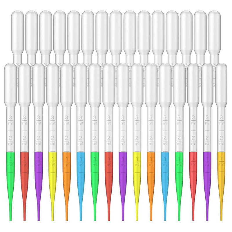 100PCS 1ML 2ML 3ML Transparent Pipettes Disposable Safe Plastic Eye Dropper Transfer Graduated Pipettes Clear Pipettes Make Up
100PCS 1ML 2ML 3ML Transparent Pipettes Disposable Safe Plastic Eye Dropper Transfer Graduated Pipettes Clear Pipettes Make Up