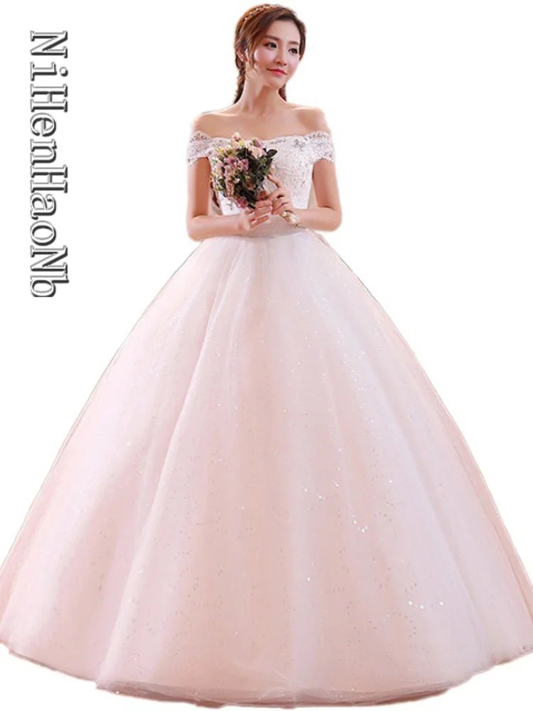 Wedding Dress Embroidered Lace Up Boat Neck Bridal Dresses White Long Cheap Wholesale Wedding Guest Dress
Wedding Dress Embroidered Lace Up Boat Neck Bridal Dresses White Long Cheap Wholesale Wedding Guest Dress