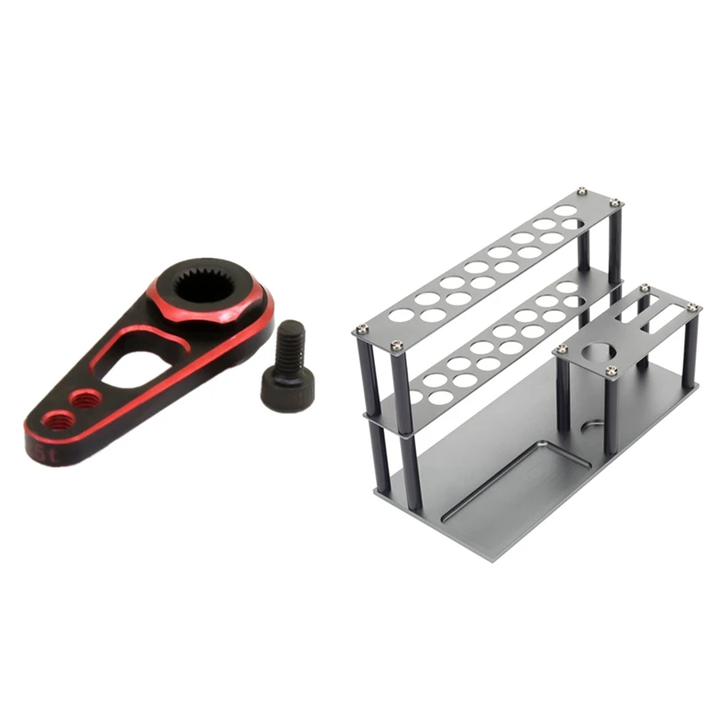 Рукоятка для рулевого сервопривода с двойным отверстием из алюминиевого сплава на радиоуправлении 25T с держателем стандартной отвертки
Рукоятка для рулевого сервопривода с двойным отверстием из алюминиевого сплава на радиоуправлении 25T с держателем стандартной отвертки