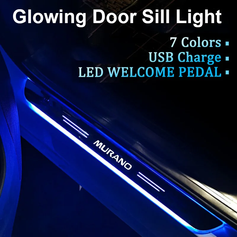 Acrylic Moving Lamp for Nissan Murano Sill Kick Plate Anti Collision Light Welcome Pedal Atmosphere Neon Decoration Accessories
Acrylic Moving Lamp for Nissan Murano Sill Kick Plate Anti Collision Light Welcome Pedal Atmosphere Neon Decoration Accessories