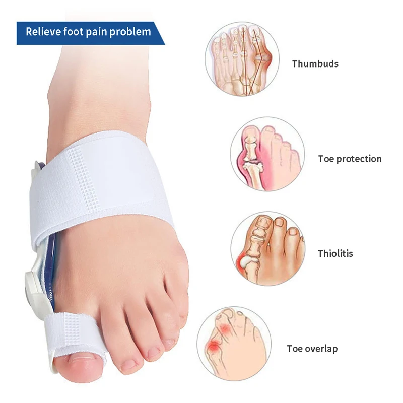 Bunion Splint BigToe Straightener Corrector Foot Pain Relief Hallux Valgus Correction Orthopedic Supplies Pedicure FootCare Tool
Bunion Splint BigToe Straightener Corrector Foot Pain Relief Hallux Valgus Correction Orthopedic Supplies Pedicure FootCare Tool