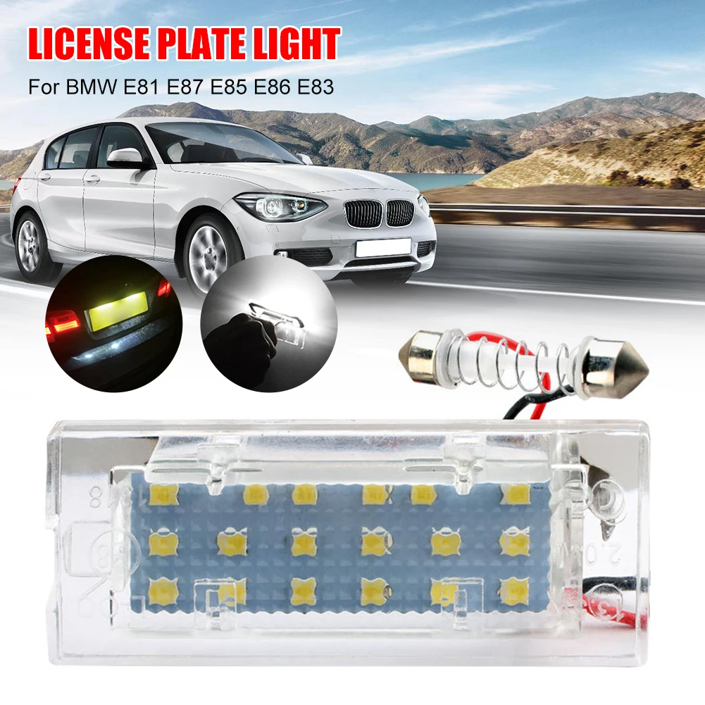 2pc Error Free White Canbus Full LED License Plate Light For BMW X5 E53 2001-2006 X3 E83 2004-2009
2pc Error Free White Canbus Full LED License Plate Light For BMW X5 E53 2001-2006 X3 E83 2004-2009