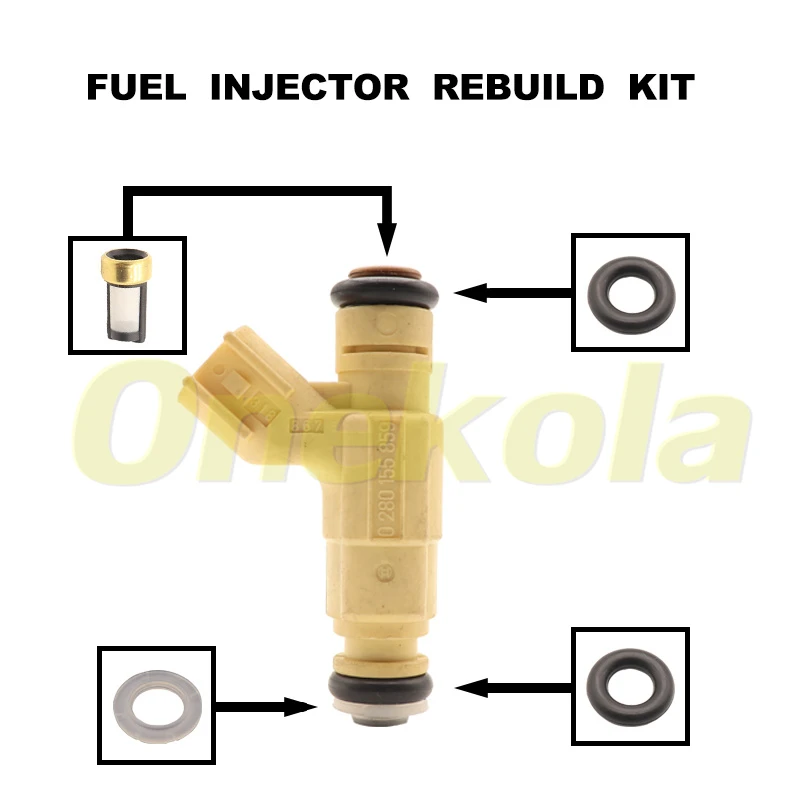 Fuel Injector Service Repair Kit Filters Orings Seals Grommets for 0280155859 ESCORT TRACER MAZDA 2.0L
Fuel Injector Service Repair Kit Filters Orings Seals Grommets for 0280155859 ESCORT TRACER MAZDA 2.0L
