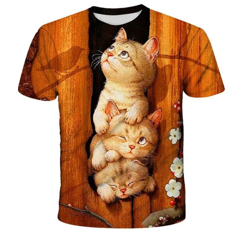 2023 Summer Children 3D Cartoon T shirt for Boy Animal Printing Boys Cat T Shirt Girls Tops Tees Cartoon Kids Animal Clothes
2023 Summer Children 3D Cartoon T shirt for Boy Animal Printing Boys Cat T Shirt Girls Tops Tees Cartoon Kids Animal Clothes