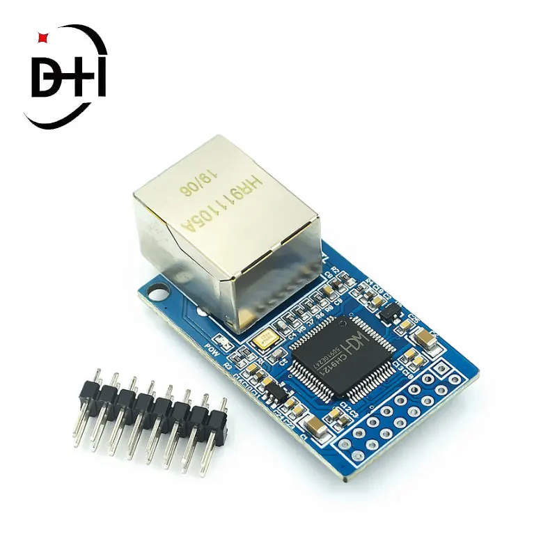 Сетевой модуль CH9121, последовательный порт UART в модуль Ethernet, сетевой последовательный Серверный модуль TCP/IP 51/STM32 3,3 В 5 В
Сетевой модуль CH9121, последовательный порт UART в модуль Ethernet, сетевой последовательный Серверный модуль TCP/IP 51/STM32 3,3 В 5 В