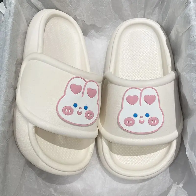 Cute Rabbit Slippers Thick Bottom Indoor Shoes Female Home Beach Flip Flops Bunny Kawaii Flat Sandals Summer Women Slippers
Cute Rabbit Slippers Thick Bottom Indoor Shoes Female Home Beach Flip Flops Bunny Kawaii Flat Sandals Summer Women Slippers