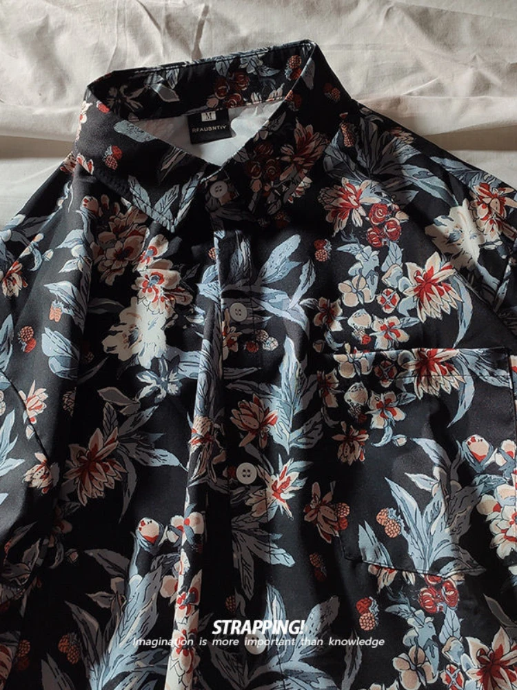 Vintage Goth Shirts Unisex American Japanese Retro Floral Long-sleeved Blouse Men Women 2022SS Couple Chic Dark Shirt Jacket
Vintage Goth Shirts Unisex American Japanese Retro Floral Long-sleeved Blouse Men Women 2022SS Couple Chic Dark Shirt Jacket
