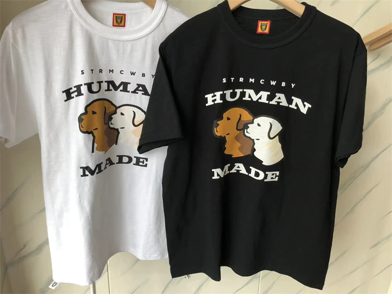 2023SS Human Made T-shirt Men Women Cartoon Dog T Shirts Slub Cotton Tops Tee Hip Hop Clothing
2023SS Human Made T-shirt Men Women Cartoon Dog T Shirts Slub Cotton Tops Tee Hip Hop Clothing