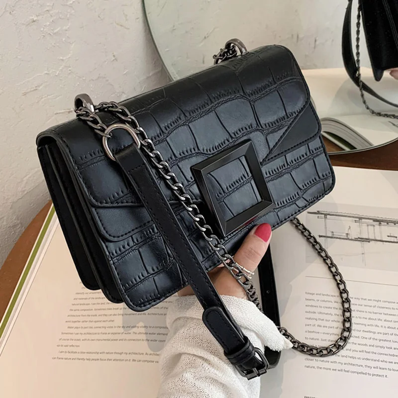 Fashion Vintage Shoulder Bags For Ladies Luxury Designer Chains Women Crossbody Bag 2020 New Style Ladies Hand Bags Totes Bolsas
Fashion Vintage Shoulder Bags For Ladies Luxury Designer Chains Women Crossbody Bag 2020 New Style Ladies Hand Bags Totes Bolsas