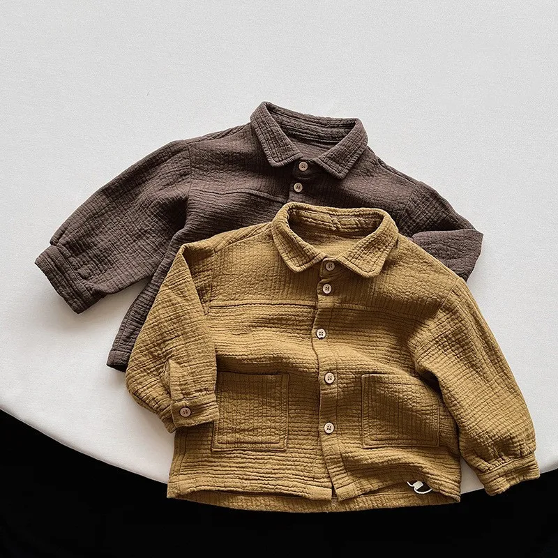 2022 Autumn New Toddler Boys Tops Cotton Coat Solid Color Kids Jackets For Girls Fashion Clothes Children Outwear 1-6 Years
2022 Autumn New Toddler Boys Tops Cotton Coat Solid Color Kids Jackets For Girls Fashion Clothes Children Outwear 1-6 Years