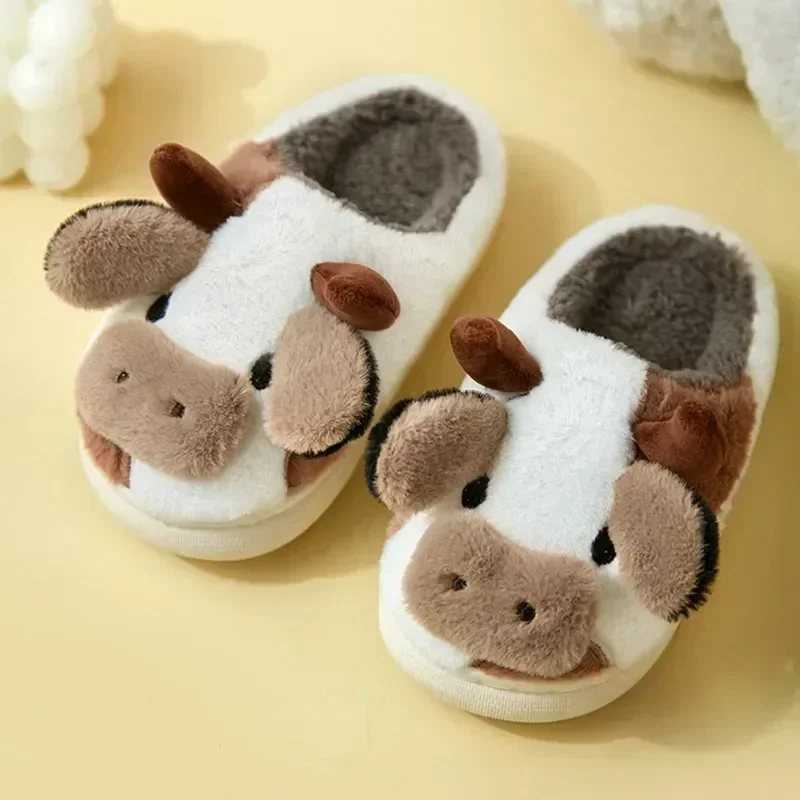 Woman Cartoon Milk Cow House Slipper For Women Girls Cute Fluffy Cow Slippers Kawaii Fluffy Winter Warm Slippers
Woman Cartoon Milk Cow House Slipper For Women Girls Cute Fluffy Cow Slippers Kawaii Fluffy Winter Warm Slippers