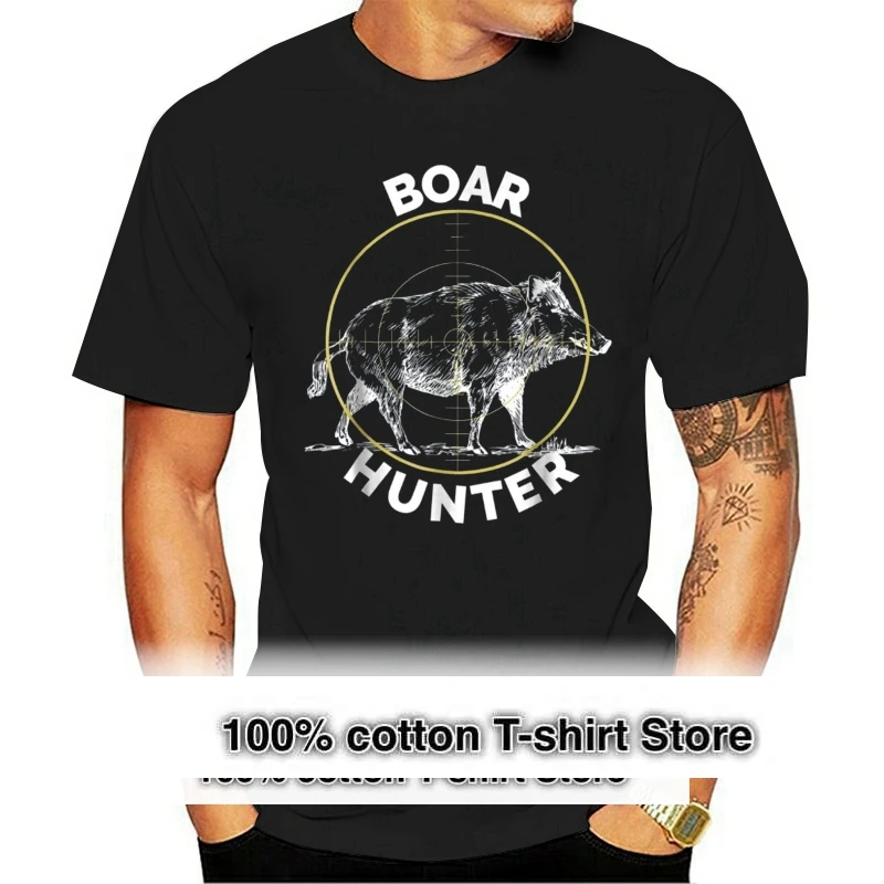 Boar Hunter Hog Hunting Sight T-Shirt Wild Pig Brand New Clothing Mens Fashion Man Cotton Clothing O Neck Tops Tees
Boar Hunter Hog Hunting Sight T-Shirt Wild Pig Brand New Clothing Mens Fashion Man Cotton Clothing O Neck Tops Tees