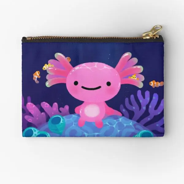 Coral Axolotl Zipper Pouches Cosmetic Women Key Packaging Pure Pocket Men Storage Wallet Coin Bag Panties Small Underwear Socks
Coral Axolotl Zipper Pouches Cosmetic Women Key Packaging Pure Pocket Men Storage Wallet Coin Bag Panties Small Underwear Socks