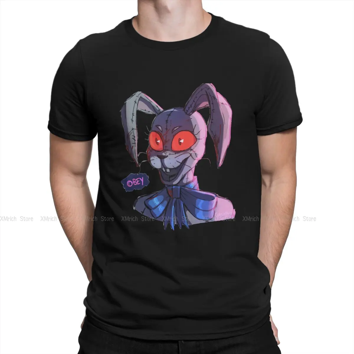 Мужская футболка из чистого хлопка FNAF, креативная футболка Vanny (2) с круглым вырезом, с защитой от взлома, одежда в подарок, уличная одежда
Мужская футболка из чистого хлопка FNAF, креативная футболка Vanny (2) с круглым вырезом, с защитой от взлома, одежда в подарок, уличная одежда
