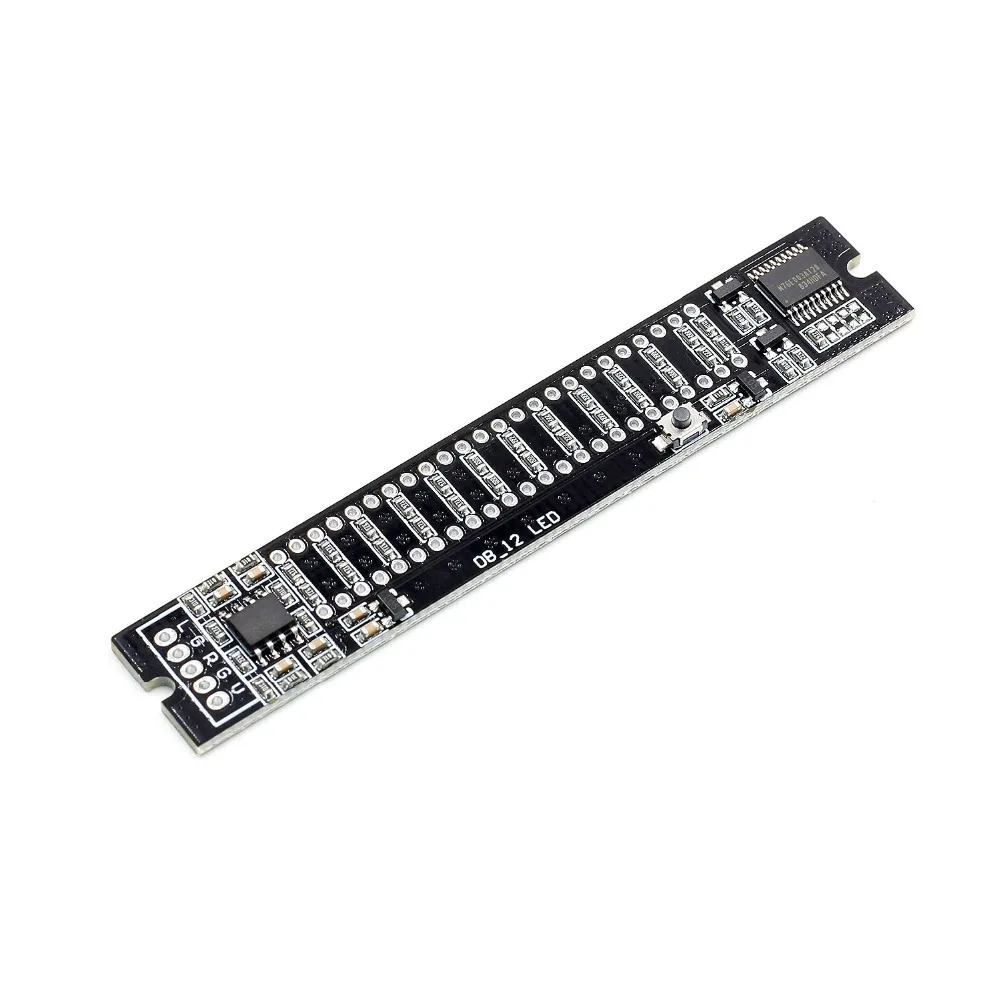 Multi-function 7V-12V 100MA 12 Bit Dual Channel Audio Indicator Stereo Music Spectrum LED Light Audio Level Indicator
Multi-function 7V-12V 100MA 12 Bit Dual Channel Audio Indicator Stereo Music Spectrum LED Light Audio Level Indicator