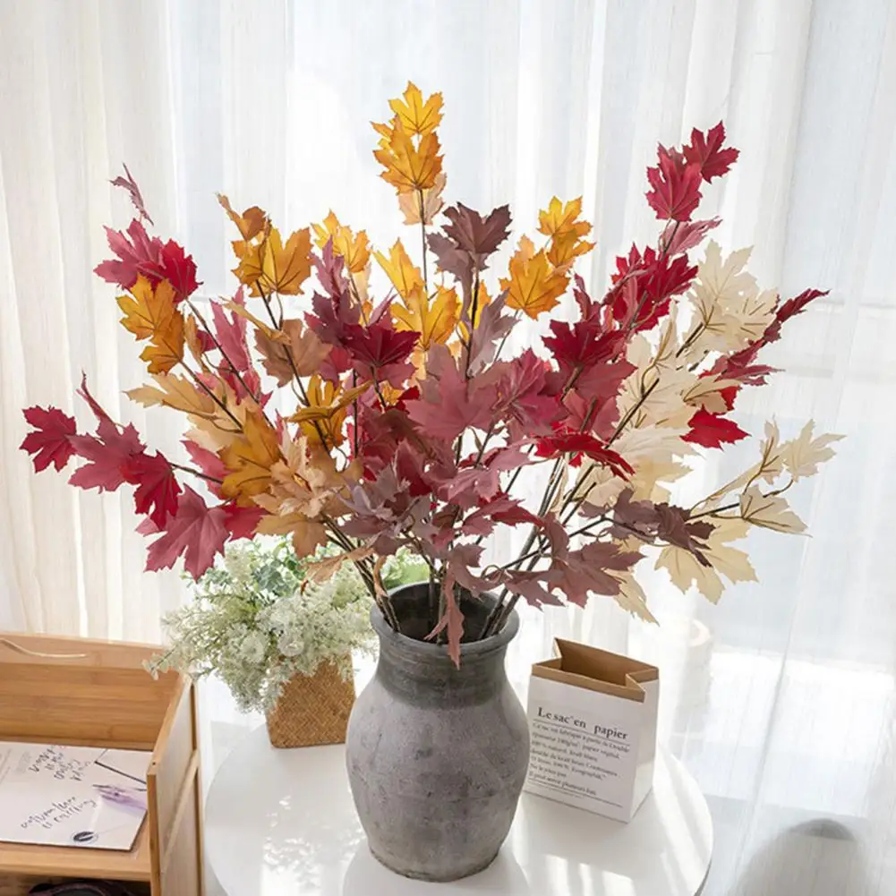 Realistic Appearance Maple Leaf Decoration Exquisite Artificial Maple Leaf Vibrant Color Simulation Plant for Home for Room
Realistic Appearance Maple Leaf Decoration Exquisite Artificial Maple Leaf Vibrant Color Simulation Plant for Home for Room
