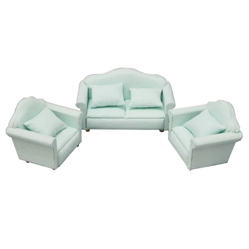 3Pcs 1/12 Scale Dolls House Green Armchair Sofa Settee,Miniature Furniture For Doll House Decor Accessories
3Pcs 1/12 Scale Dolls House Green Armchair Sofa Settee,Miniature Furniture For Doll House Decor Accessories
