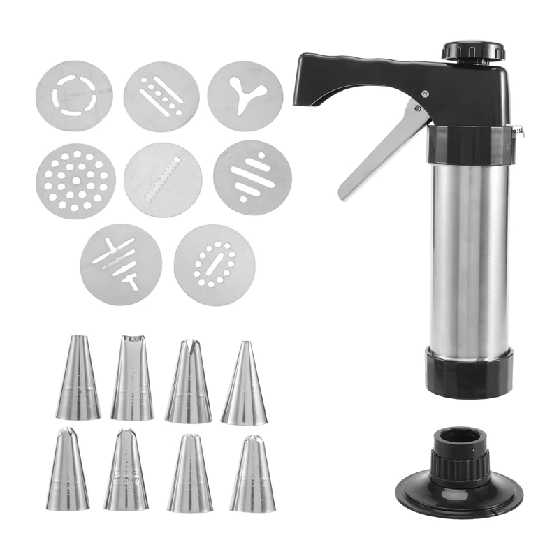 Cookie Press Maker Kit Cookie Press Making Press Biscuits Cake Mold Biscuit Press Maker Machine Dessert Decoration Tool
Cookie Press Maker Kit Cookie Press Making Press Biscuits Cake Mold Biscuit Press Maker Machine Dessert Decoration Tool