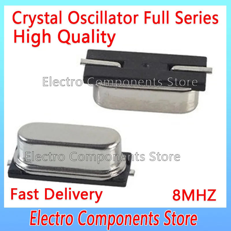 10PCS HC-49SMD 2P 8.000MHz 2Pin 8MHZ 49SMD 8M SMD Quartz Crystal Resonator Passive Oscillator Quartz Crystal Resonator 8.000M
10PCS HC-49SMD 2P 8.000MHz 2Pin 8MHZ 49SMD 8M SMD Quartz Crystal Resonator Passive Oscillator Quartz Crystal Resonator 8.000M