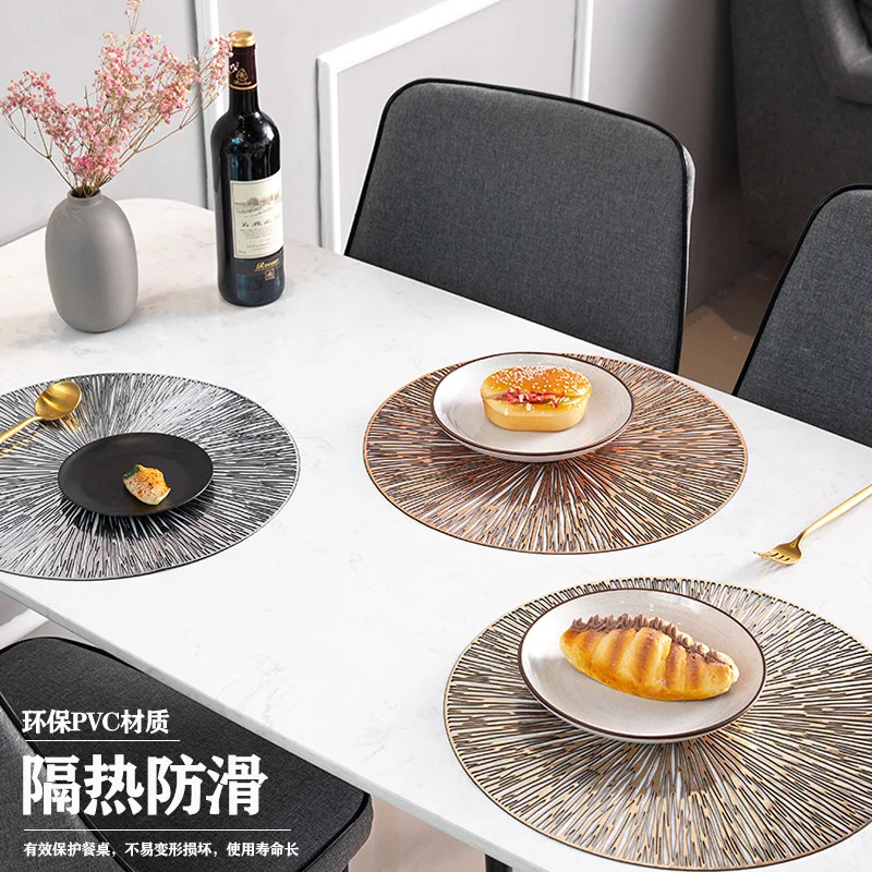 6pcs PVC Hollow Round Placemat Waterproof Non Slip Dining Table Mats Heat Insulation Steak Plate Pad Coffee Coaster Kitchen
6pcs PVC Hollow Round Placemat Waterproof Non Slip Dining Table Mats Heat Insulation Steak Plate Pad Coffee Coaster Kitchen