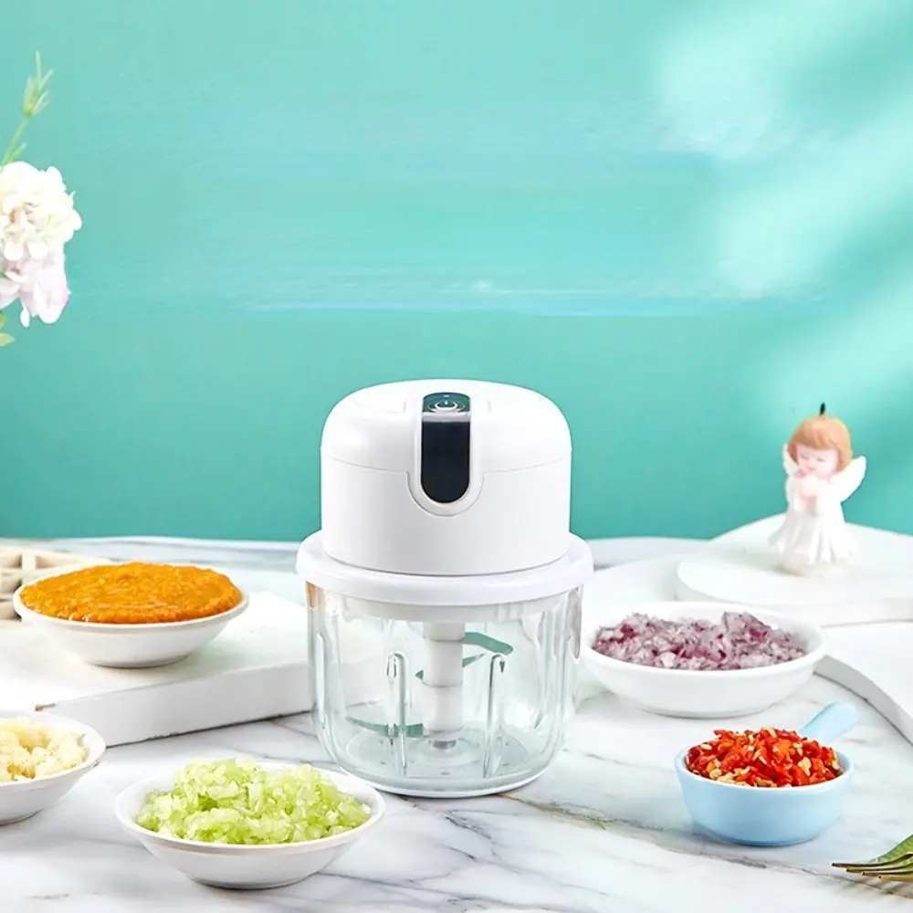 Electric Garlic Masher Portable Chopper Multi-function Meat Grinder Masher Machine Mini Garlic Vegetable Chopper USB Charging
Electric Garlic Masher Portable Chopper Multi-function Meat Grinder Masher Machine Mini Garlic Vegetable Chopper USB Charging