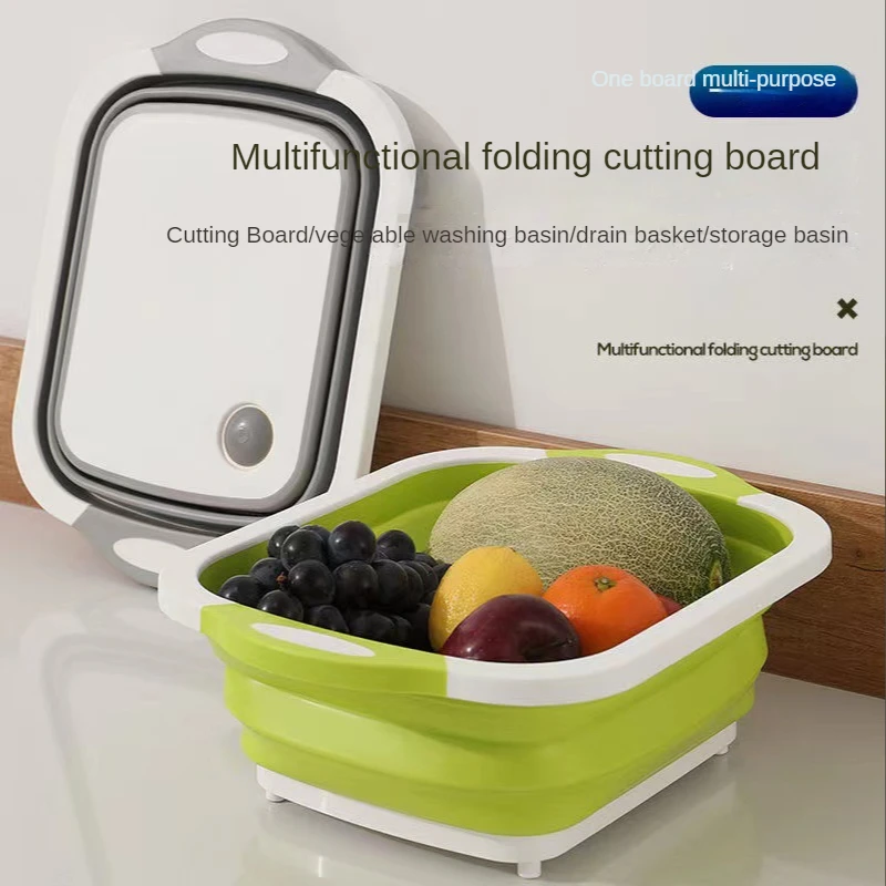 Multi-function Folding Cutting Board Japanese Type Three-in-one Washing Vegetable Storage Basin Kitchen Integrated Cutting Board
Multi-function Folding Cutting Board Japanese Type Three-in-one Washing Vegetable Storage Basin Kitchen Integrated Cutting Board