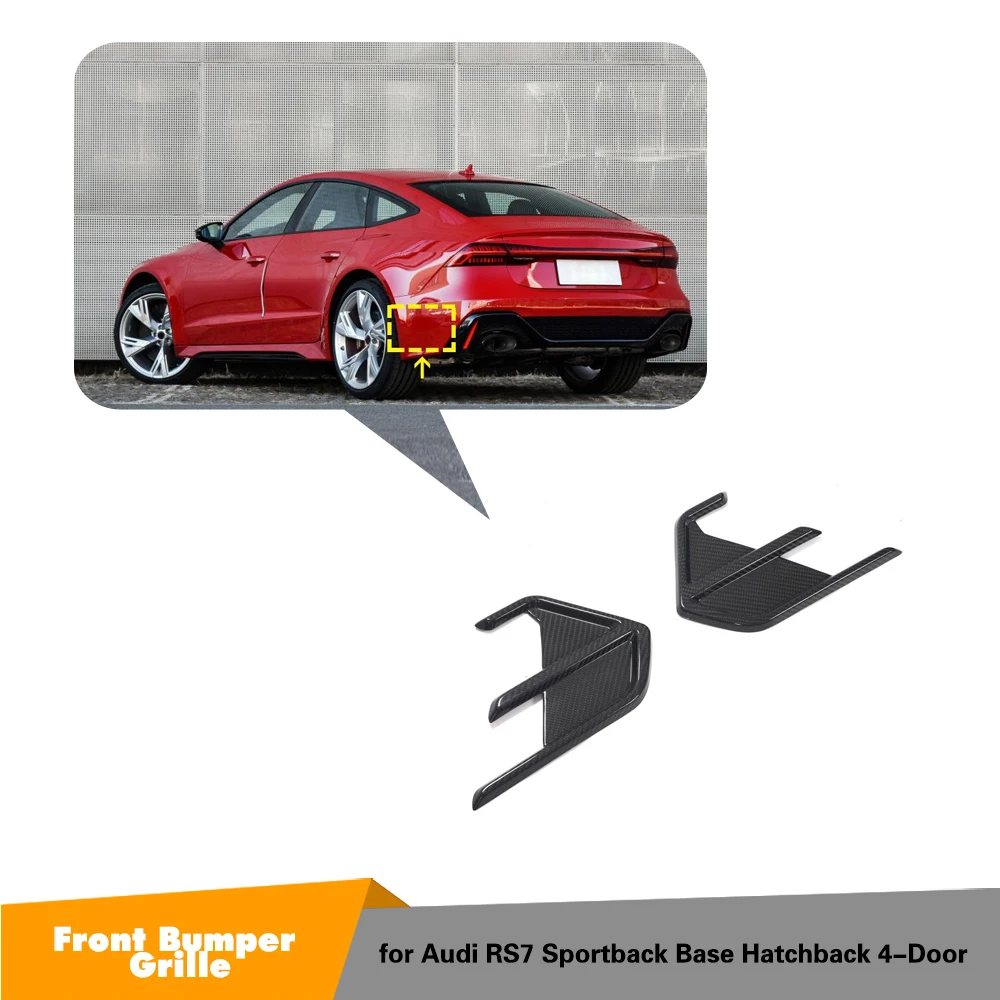 Carbon Fiber Rear Bumper Fins for Audi RS7 Sportback Hatchback 4-Door 2020-2021
Carbon Fiber Rear Bumper Fins for Audi RS7 Sportback Hatchback 4-Door 2020-2021