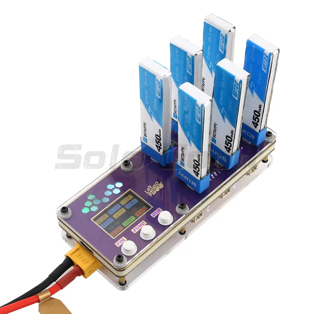 Новинка 6 портов 1S Lipo Lihv зарядное устройство разрядник для аккумулятора FPV Tinywhoop BT2.0 PH2.0
Новинка 6 портов 1S Lipo Lihv зарядное устройство разрядник для аккумулятора FPV Tinywhoop BT2.0 PH2.0