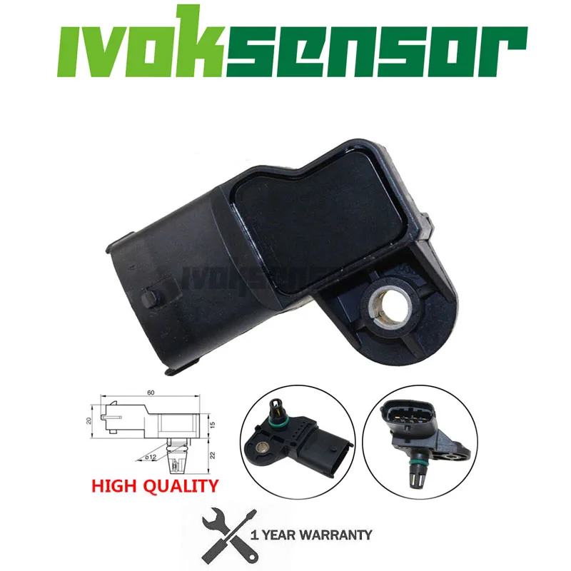 MAP Sensor Intake Air Boost Pressure Manifold Absolute Druck Sender For Fiat Idea Ritmo III Stilo Multi Wagon 1.4 LPG 100496101 
MAP Sensor Intake Air Boost Pressure Manifold Absolute Druck Sender For Fiat Idea Ritmo III Stilo Multi Wagon 1.4 LPG 100496101