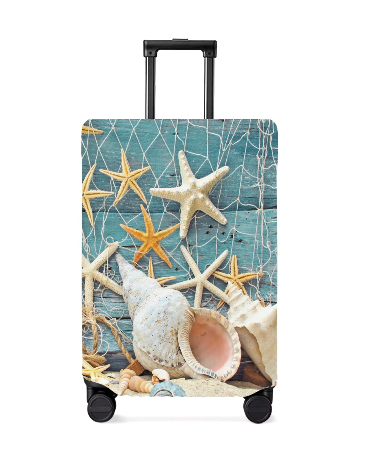 Starfish Beach Conch Fishing Net Travel Luggage Cover Elastic Baggage Cover Suitcase Case Dust Cover Travel Accessories
Starfish Beach Conch Fishing Net Travel Luggage Cover Elastic Baggage Cover Suitcase Case Dust Cover Travel Accessories
