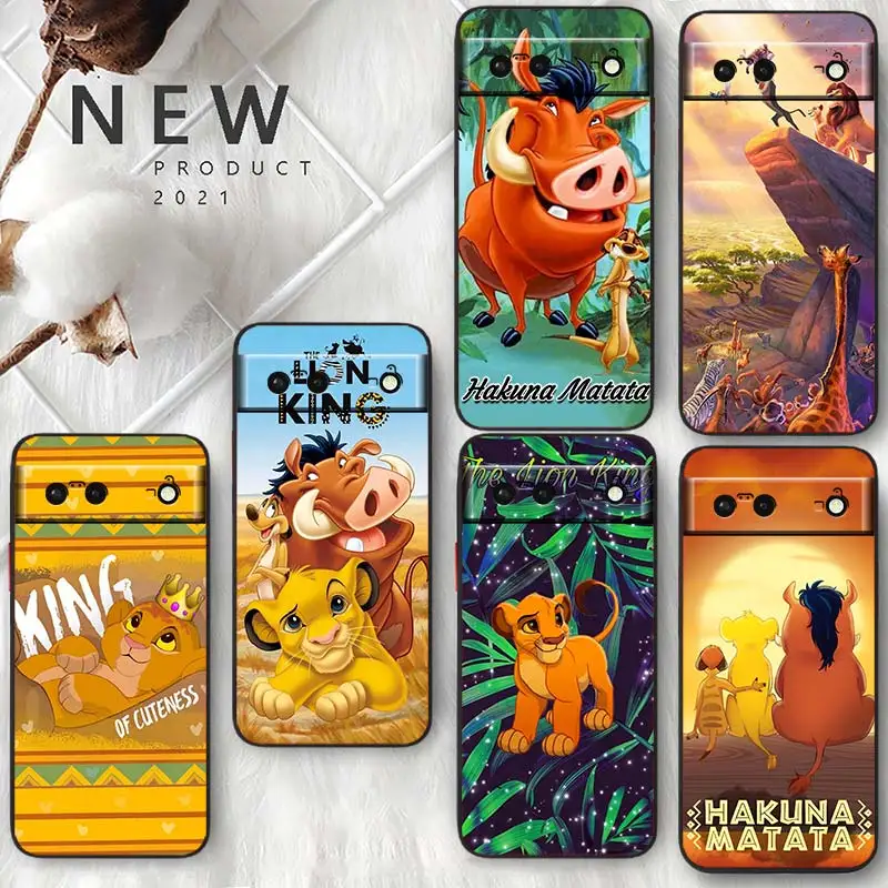 Disney Cartoon The Lion King For Google Pixel 7 6 Pro 6A 5A 5 4 4A XL 5G Black Phone Case Coque Capa Soft TPU Silicone Fundas
Disney Cartoon The Lion King For Google Pixel 7 6 Pro 6A 5A 5 4 4A XL 5G Black Phone Case Coque Capa Soft TPU Silicone Fundas