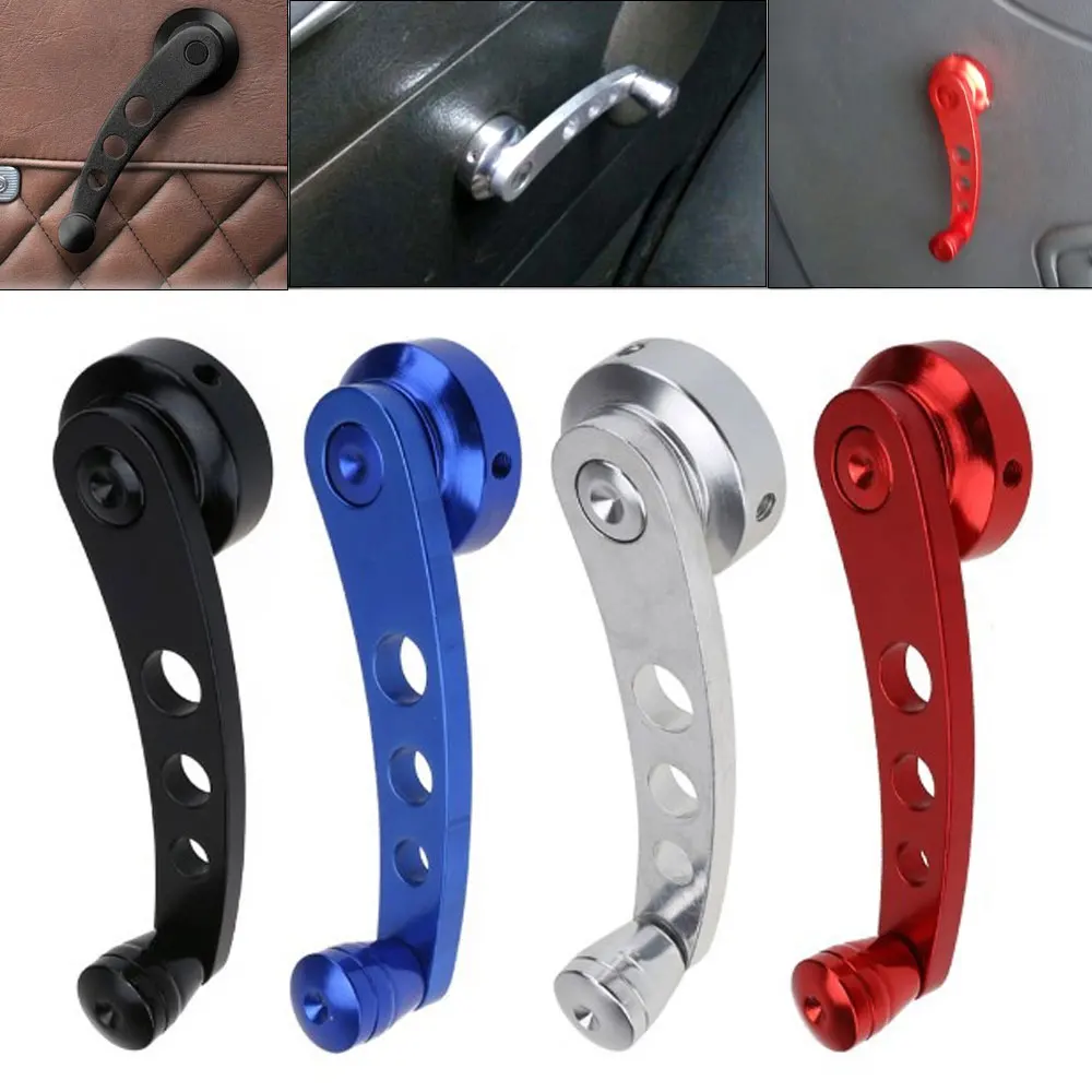 

1Set Universal Car Window Handle Winder Riser Replacement Winder Crank Riser Window Handles Aluminum Alloy