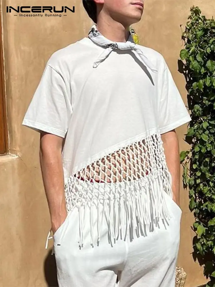 INCERUN Tops 2022 American Style New Men Tassel Short-sleeved T-shirts Casual Solid Male Irregular Design Slanted Camiseta S-5XL
INCERUN Tops 2022 American Style New Men Tassel Short-sleeved T-shirts Casual Solid Male Irregular Design Slanted Camiseta S-5XL