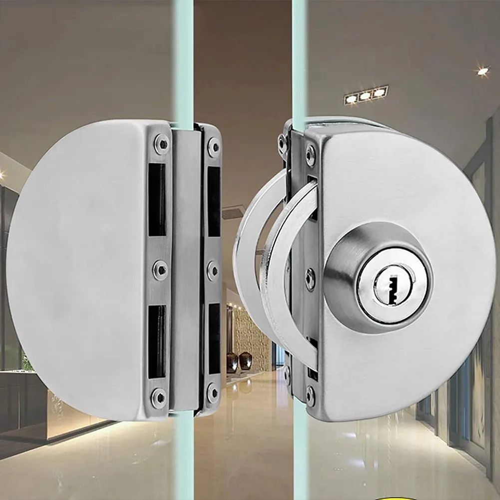 Double Open Glass Door Lock Set Stainless Steel Double Bolt Sliding Door Lock Office With Long/Short Screws Keys
Double Open Glass Door Lock Set Stainless Steel Double Bolt Sliding Door Lock Office With Long/Short Screws Keys