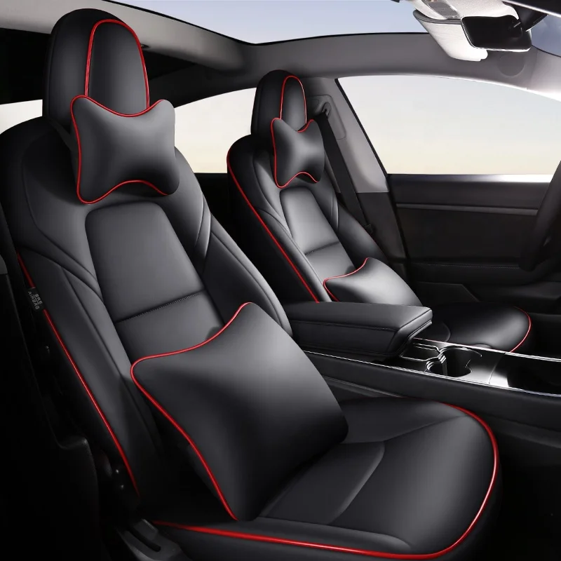 2020 Luxury Car Seat Cover for Model 3 Car Leather Seats Cover Customized Car Accessories Front Rear Seat Cover
2020 Luxury Car Seat Cover for Model 3 Car Leather Seats Cover Customized Car Accessories Front Rear Seat Cover