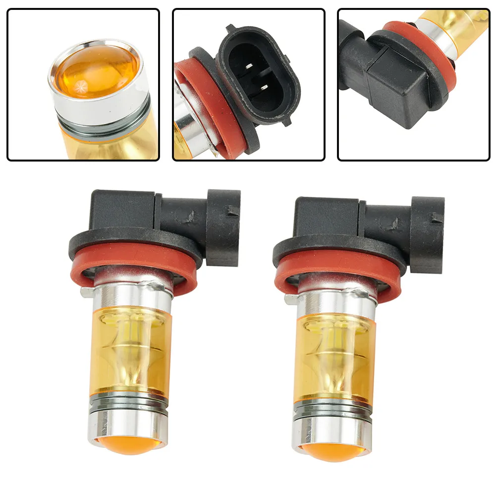 2Pcs/Set H11 H8 Car Fog Light Yellow 2323 LED 100W Driving Lamp DRL Bulbs 4300K Car Lights Fog Driving Light/DRL Lamp
2Pcs/Set H11 H8 Car Fog Light Yellow 2323 LED 100W Driving Lamp DRL Bulbs 4300K Car Lights Fog Driving Light/DRL Lamp