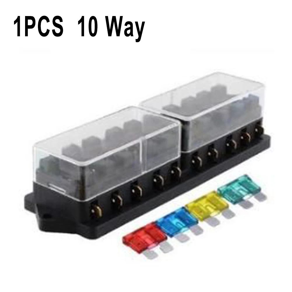 For Standard Blade Fuses Holder Fuse Box Factory Indoors 1PC ATO / Block Car Or HGV Lucar Connector 10 Channels
For Standard Blade Fuses Holder Fuse Box Factory Indoors 1PC ATO / Block Car Or HGV Lucar Connector 10 Channels