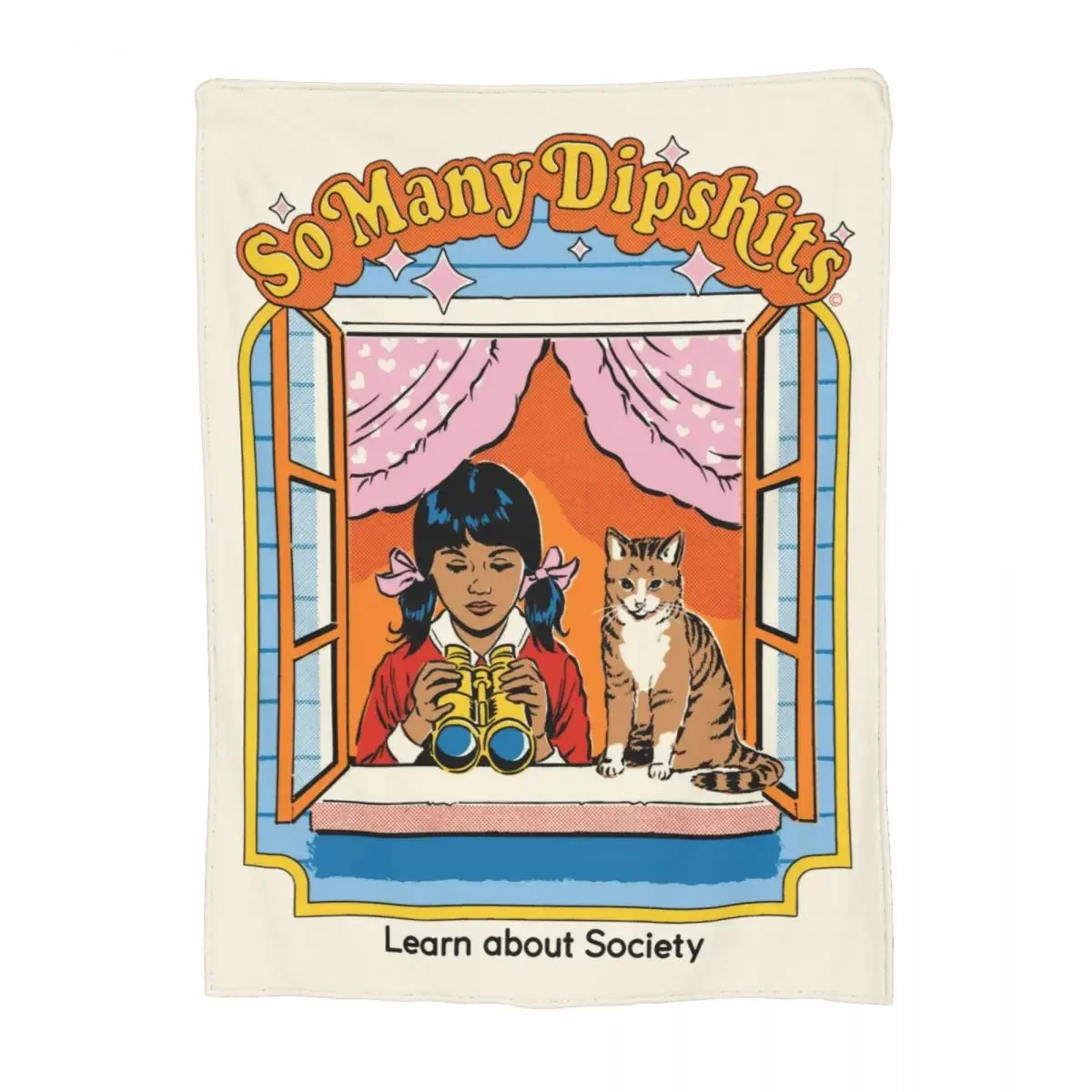 Vintage 50s 70s Pulp Blanket Learn About Society Humanity Dipshits Comfortable Throw Blankets for Bedding Travel Bedspreads
Vintage 50s 70s Pulp Blanket Learn About Society Humanity Dipshits Comfortable Throw Blankets for Bedding Travel Bedspreads