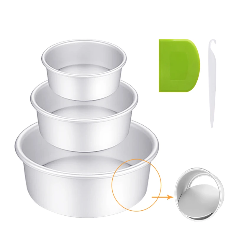Tin Cake Kitchen Inch Pans Tier Cake Layer Round Tray Cheesecake Aluminum 4/6/8/10 Bottom Removable 10110 Tools Pan Baking
Tin Cake Kitchen Inch Pans Tier Cake Layer Round Tray Cheesecake Aluminum 4/6/8/10 Bottom Removable 10110 Tools Pan Baking