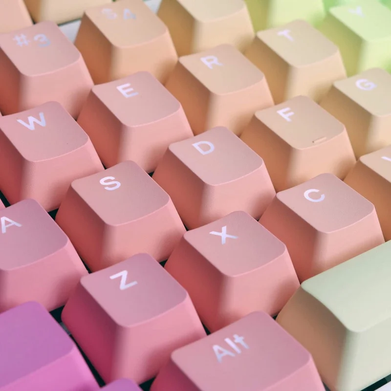104 кнопок, OEM профиль, клавиатура PBT, градиентная Радужная клавиатура с переключателями MX, механическая клавиатура с подсветкой RGB, Игровая клавиатура на заказ
104 кнопок, OEM профиль, клавиатура PBT, градиентная Радужная клавиатура с переключателями MX, механическая клавиатура с подсветкой RGB, Игровая клавиатура на заказ