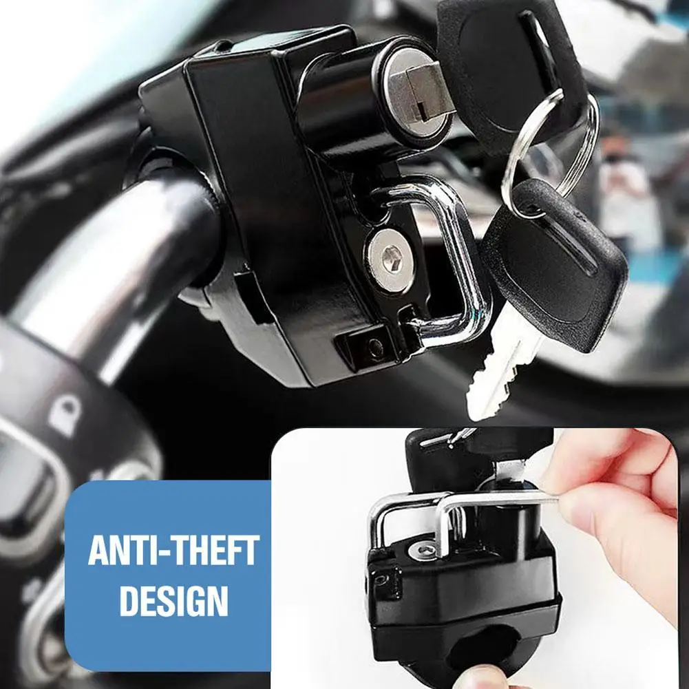 Motorcycle Helmet Lock Durable Waterproof Portable Anti-theft Security Safety For Handlebar Locking Cycling Equipment
Motorcycle Helmet Lock Durable Waterproof Portable Anti-theft Security Safety For Handlebar Locking Cycling Equipment
