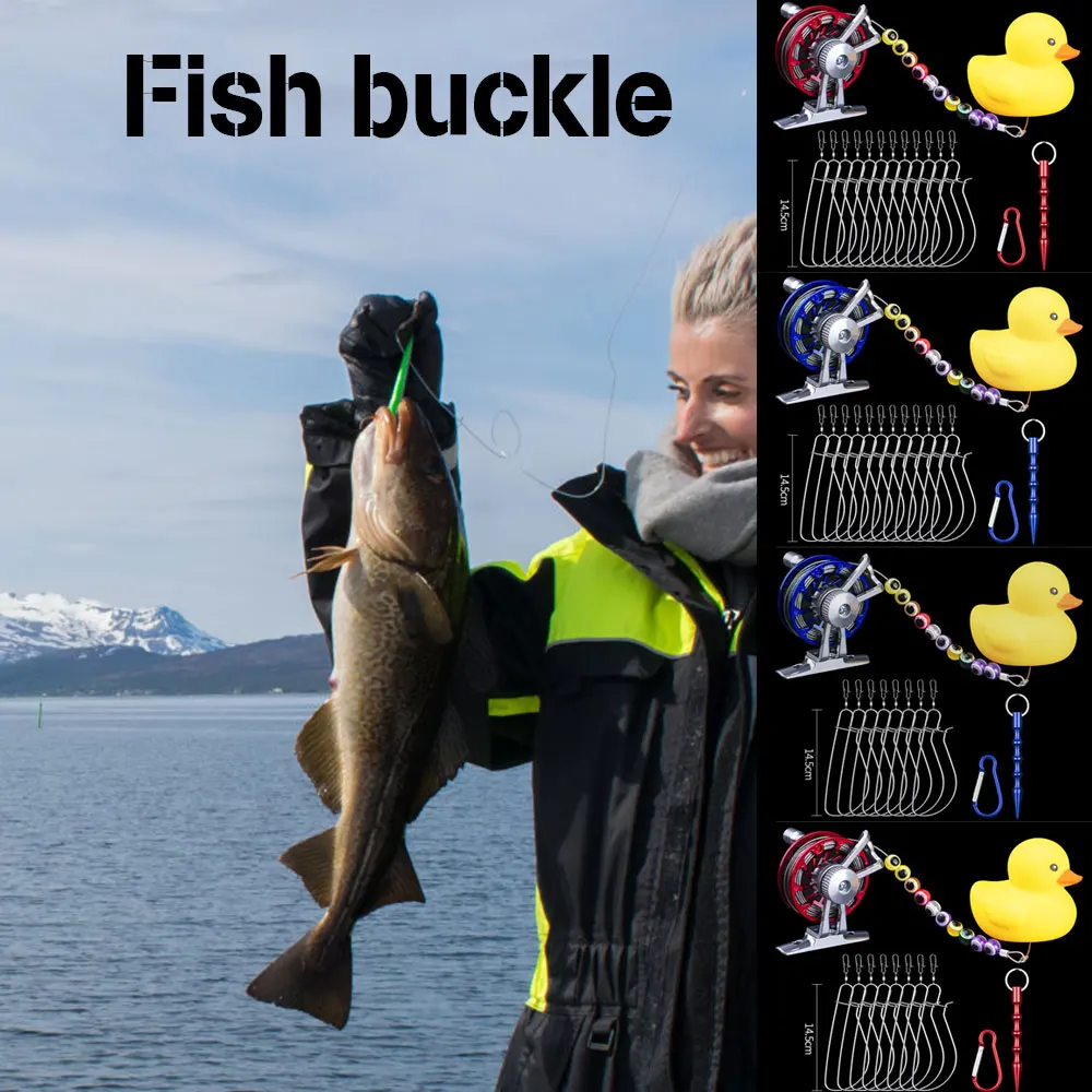 Live Fish Lock with Storage Buckle Design 4.7m Long Steel Wire Suit for Fishing Anti-winding Design for Saltwater Freshwater N66
Live Fish Lock with Storage Buckle Design 4.7m Long Steel Wire Suit for Fishing Anti-winding Design for Saltwater Freshwater N66