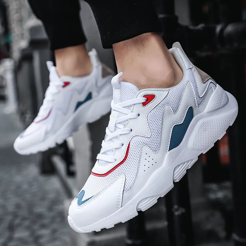 Men's Sneakers Shoes for Men Summer Mesh Breathable White Casual Vulcanized Shoes Mens Tenis Running Shoe Zapatillas Hombre
Men's Sneakers Shoes for Men Summer Mesh Breathable White Casual Vulcanized Shoes Mens Tenis Running Shoe Zapatillas Hombre