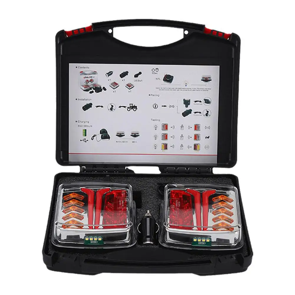 2 шт., 12 В, 24 В, задний фонарь для прицепа, светодиодный стоп-сигнал, сигнальная лампа с магнитом, красный, желтый, двойной цвет для автофургона, грузовика
2 шт., 12 В, 24 В, задний фонарь для прицепа, светодиодный стоп-сигнал, сигнальная лампа с магнитом, красный, желтый, двойной цвет для автофургона, грузовика